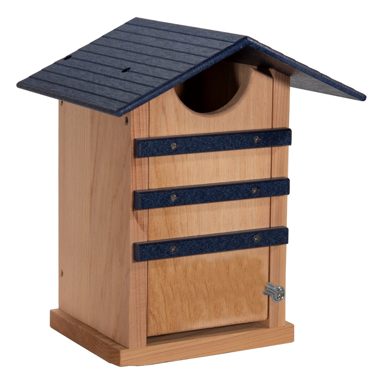 Cedar and Recycled Poly Screech Owl House Blue